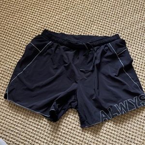 MENS LULULEMON RUNNING SHORTS
